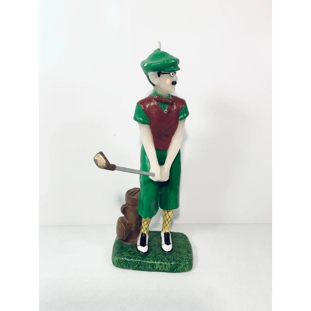 Golfer Candle 1920’s cake topper